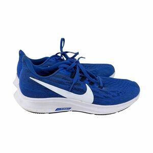 Nike Zoom Running Shoes Men’s 7.5 Blue White Athletic Sneakers